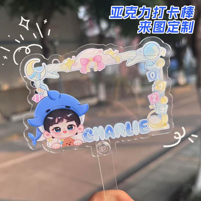Acrylic Punch Card Customization Creative Cartoon Animation Star Live Concert Scene Punch Card Desktop Decoration