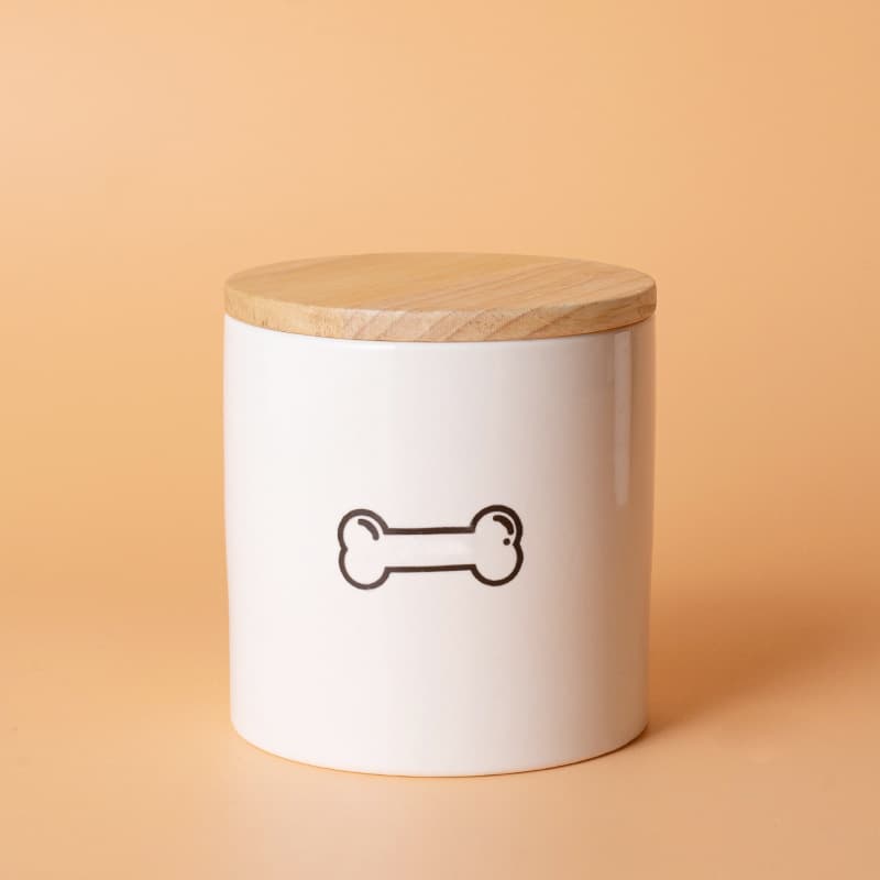 White Pet Urn Large Medium Small Ceramic Sealed Box for Cat Dog Memorial Hair Keepsake Funeral Supplies