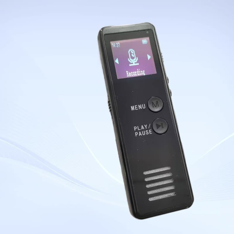 High-Definition Noise Reduction Recording Pen with External TF Card - 128GB Simple Convenient Recorder MP3 Player