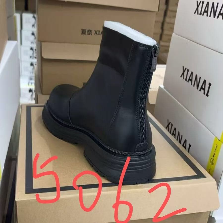 2024 Men's Riding Boots with Heel Zipper