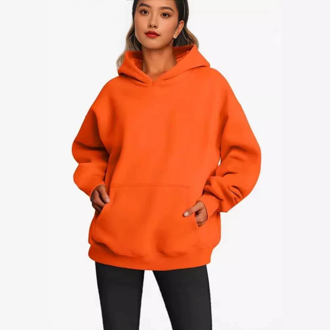 New Arrival Amazon EU/US Cross-Border 2026 Women's Hoodie Casual Top Loose Pullover In Stock