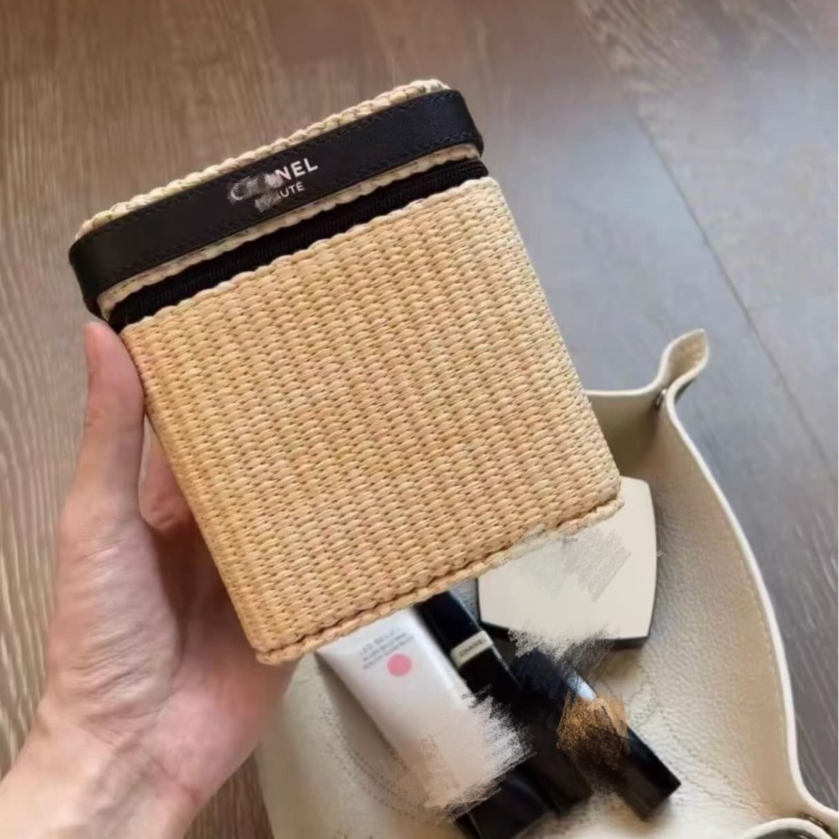 XIANG Wind 26 New Summer Limited Edition Color Cosmetics Gift Box Straw Woven Makeup Bag Storage Bag Portable and Customizable