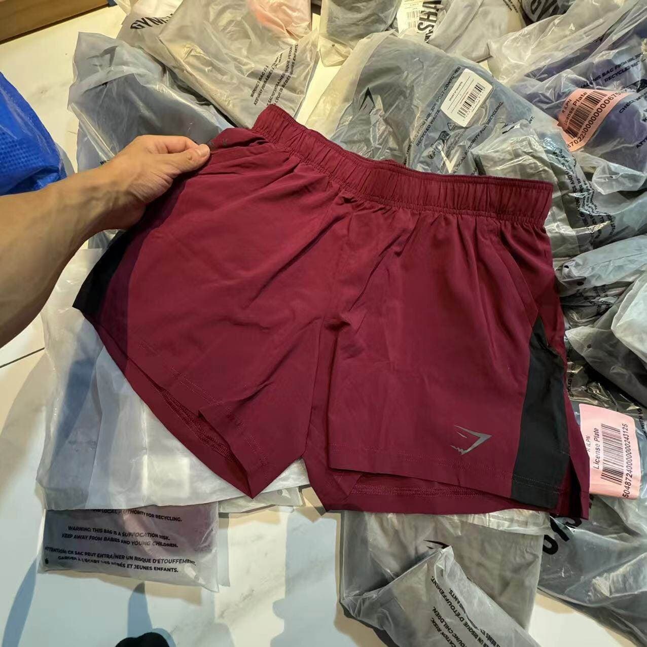 New Shark Gym Sport 5" Shorts Quick-Dry Breathable Training Casual Shorts Wholesale