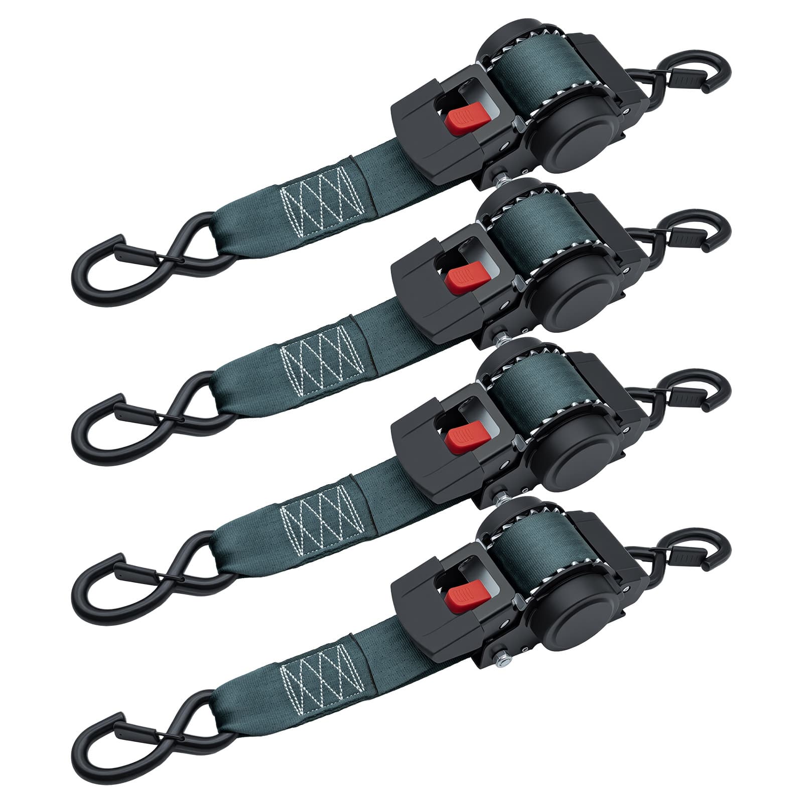 Cross-border hot-selling automatic retractable tensioner bundled with truck cargo fixed tightening rope tightening tightening rope