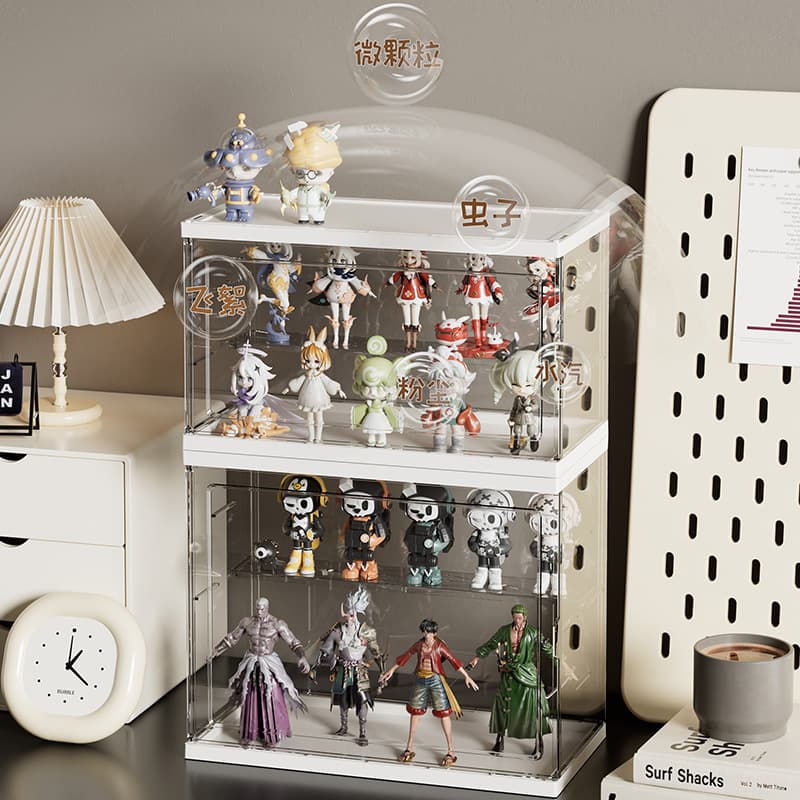 Transparent Acrylic Display Storage Box for Blind Boxes Figurines Toys Collectibles Storage Organizer by Zetian