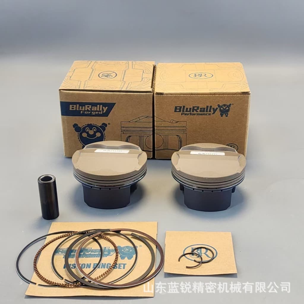 Forged piston for Yamaha Nmax155 / NVX155, 63.65mm with 14mm pin, piston crown 2.7