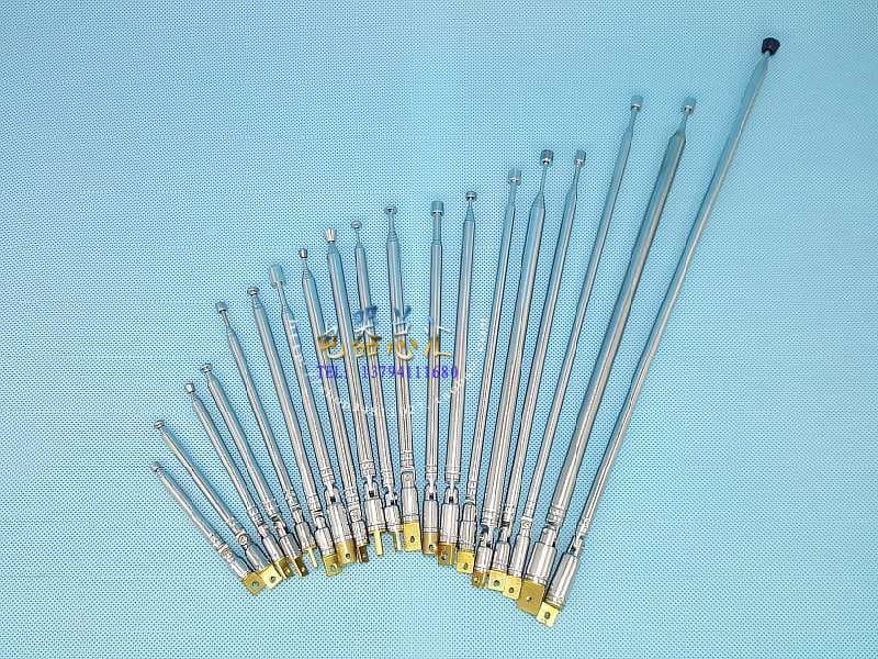 360° Swivel Radio Antenna Gain Telescopic Retractable Electric Coal Multiple Lengths