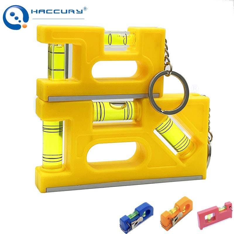 HACCURY magnetic box level, portable pocket level, home leveling tool, bidirectional three