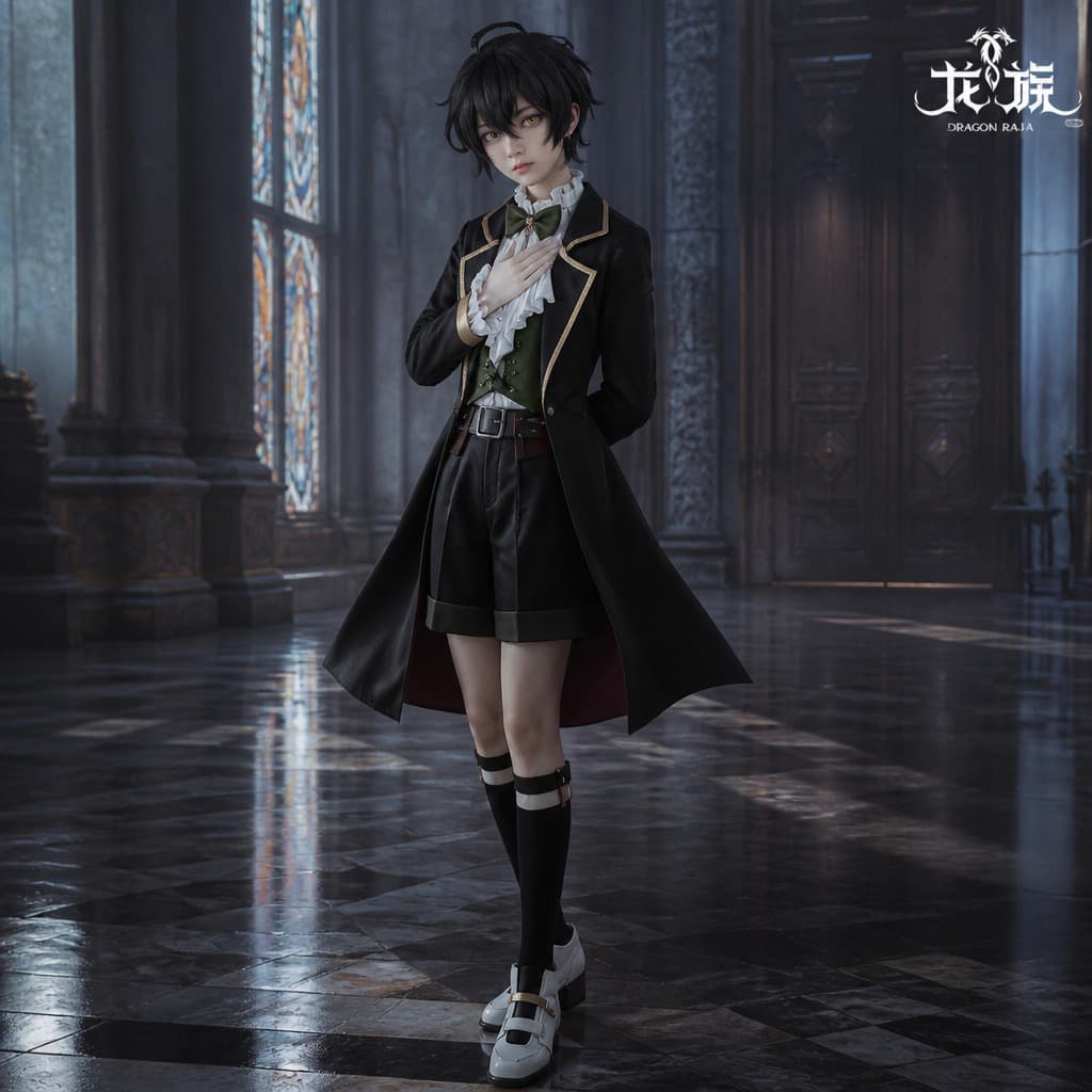 Dragon Clan Kassel Gate Road Naringze cos suit little devil game two-dimensional cosplay dress full set of clothes