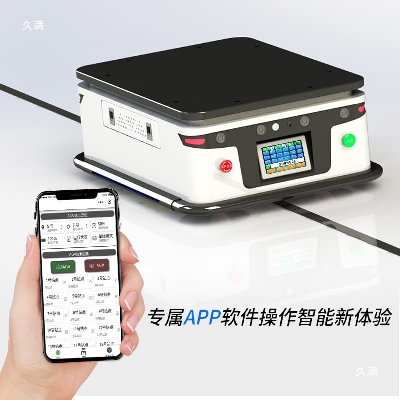 Newly Developed Logistics Handling Robot with Unmanned Transport, Mobile Operation, Remote Control, RFID, and Other Features