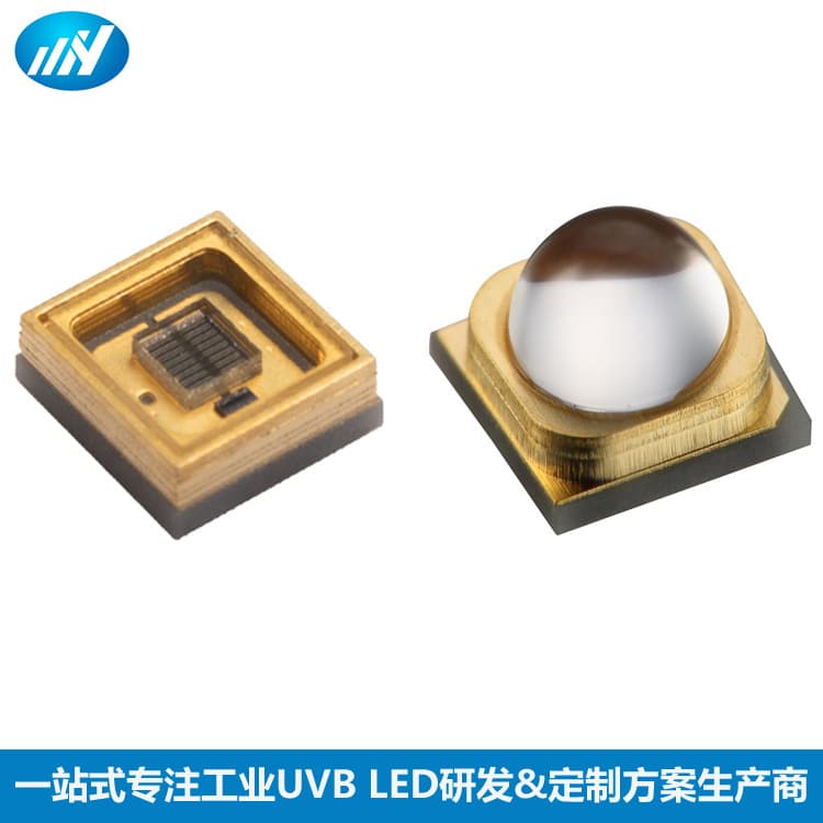Supply 310nm deep UV UVB lamp beads 308nm crawler calcium supplement LED lamp beads plant fill light source