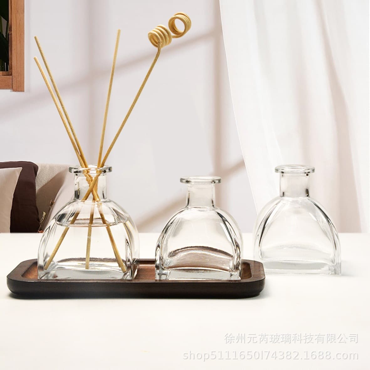 Wholesale Mongolian Yurt Scented Empty Bottle, Flameless Reed Diffuser Bottle for Home, Hotel, B&B, Bedroom, Car Perfume Empty Bottle