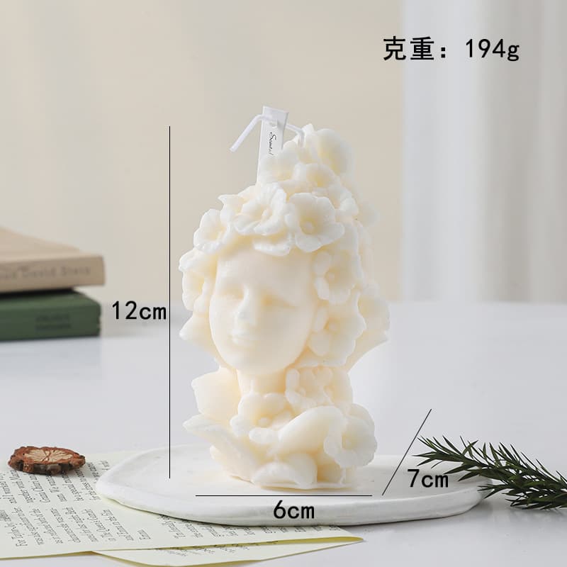 Nordic Instagram Style Long-Lasting David Scented Candle Home Desktop Ornament Decoration Souvenir Fragrance Gift