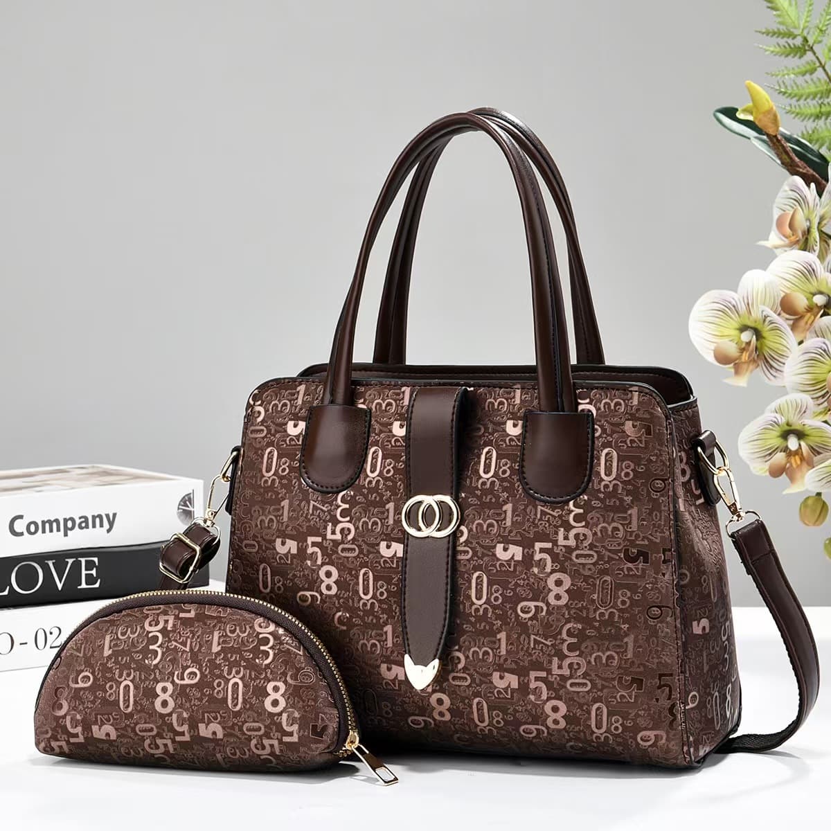2026 New High-End Digital Print Tote Bag for Women Large Capacity Versatile Shoulder Crossbody Tote Mom Bag
