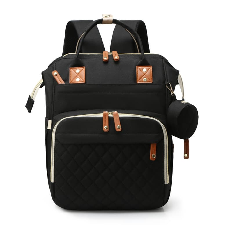 2022 New Large Capacity Double Shoulder Maternity Bag Portable Travel Mom Bag Baby Bottle Diaper Backpack Wholesale