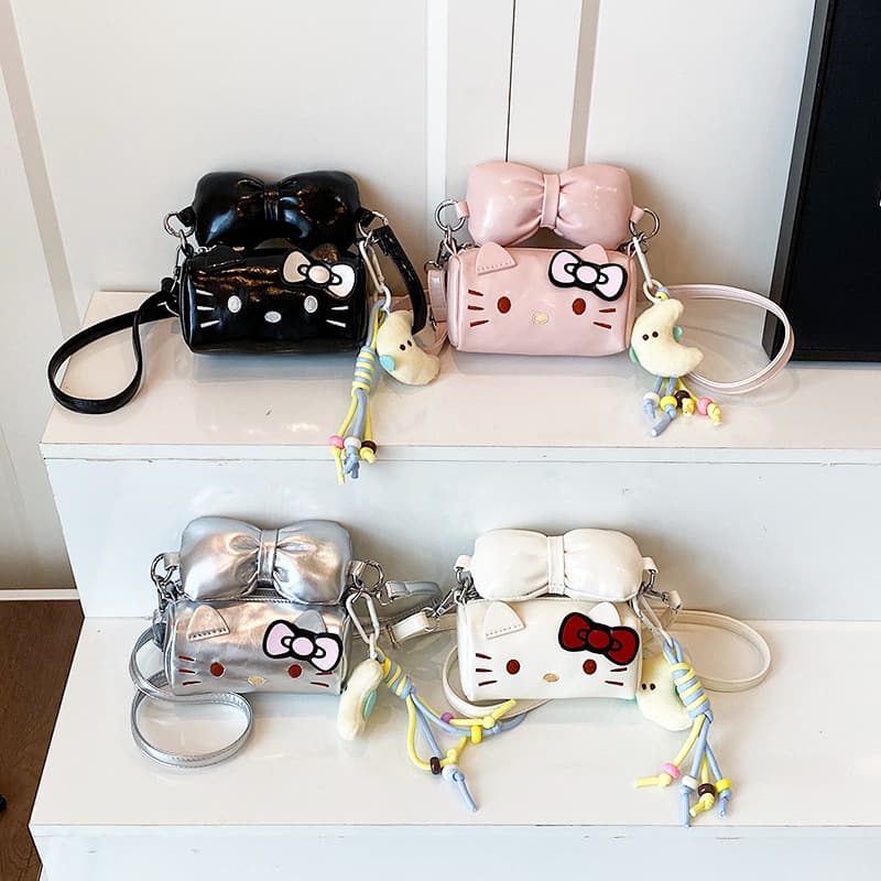 New Girly Cartoon Kt Cat Crossbody Bag Premium Mini Girl Handbag Cute Western Cartoon Bag Crossbody Bag