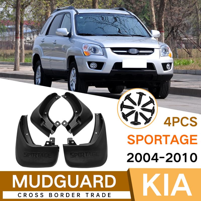 Fender Mud Flaps for Kia Sportage 2004-2010 Cross-Border Soft Mudguard