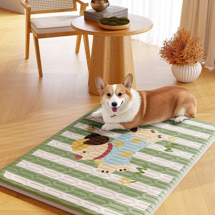Summer Pet Cooling Mat for Dogs and Cats, Ice Pad, Cat and Dog Bed, Cooling Mat for Summer, Tencel Pet Sleeping Pad