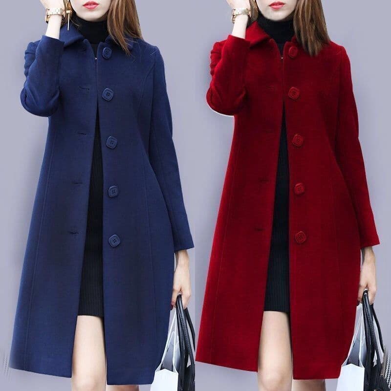 Wool Coat Women Mid-Length British Style 2025 Spring Autumn New Slim Fit Wool Jacket Women Slimming Wool Blazer