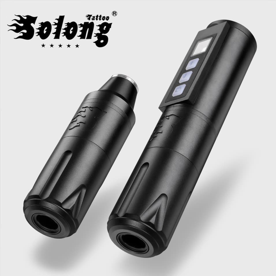 New Wireless Charging Tattoo Pen with Battery and Motor, Wireless Power Tattoo Machine, Tattoo Equipment
