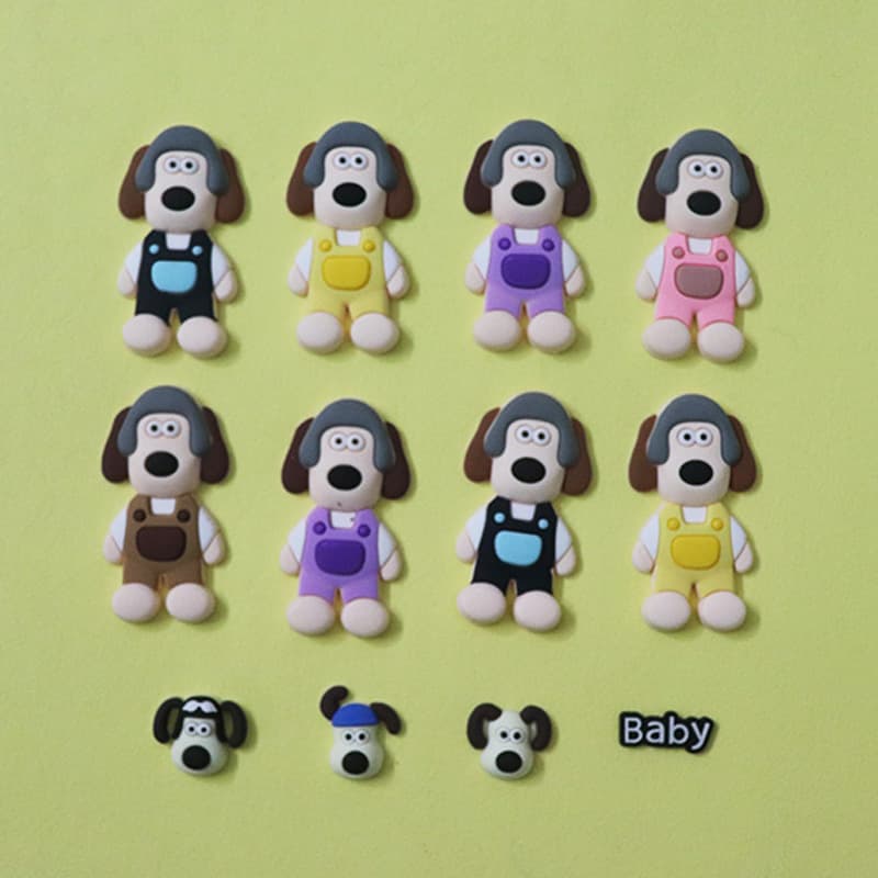 Silicone 3D Large-Size Gromit DIY Accessories Phone Case Patch Crocs Insulated Cup Decoration Materials