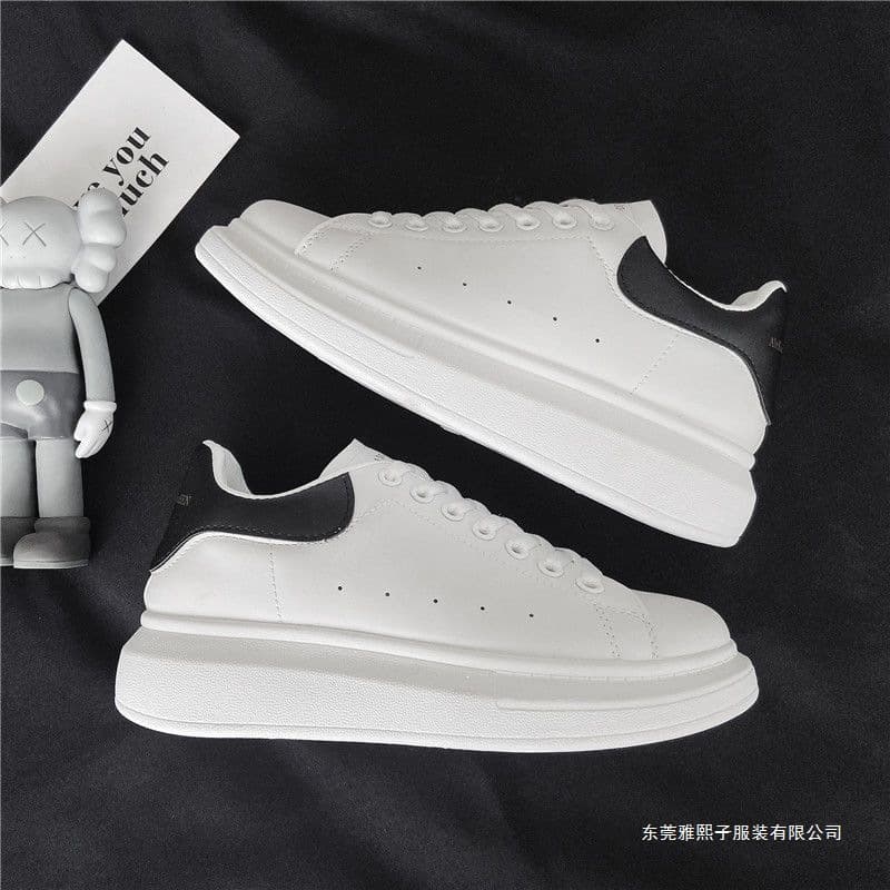 Korean version of white shoes for men, Korean version of trendy sports shoes for couples, versatile student shoes for men, spring and summer height-increasing sneakers