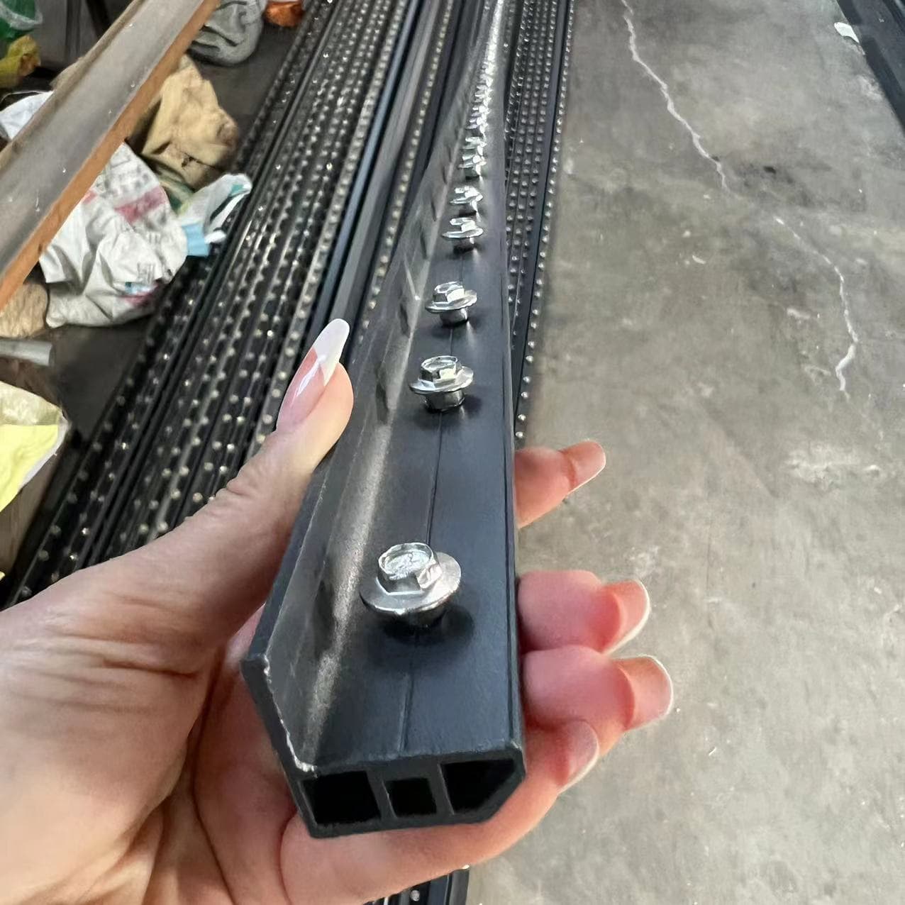 Invisible Protection Net Accessories, Aluminum Alloy Household Guardrail Square Diamond Anti-Theft Net