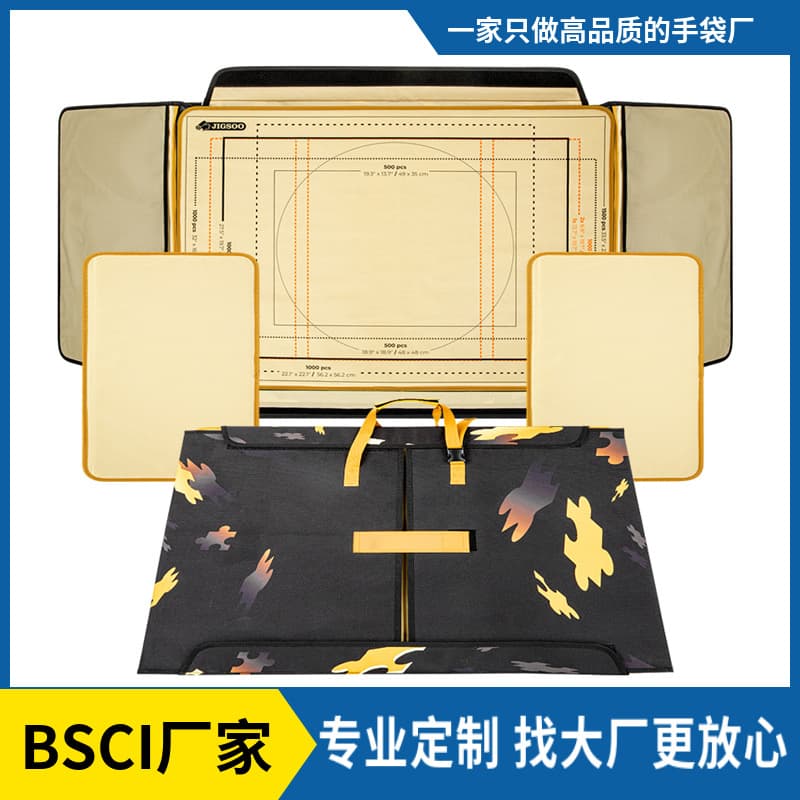 BSCI Factory Wholesale Art Supplies Drawing Board Bag, Single Shoulder Crossbody Multifunctional Student Art Puzzle Tray Tool Station