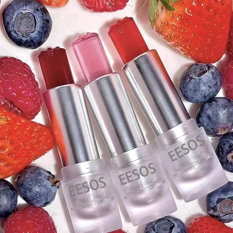 Cross-border Bestseller Sheglam Fruit Lip Balm Transparent Moisturizing Non-Greasy Silver Tube Lip Oil Lip Gloss Lip Lacquer
