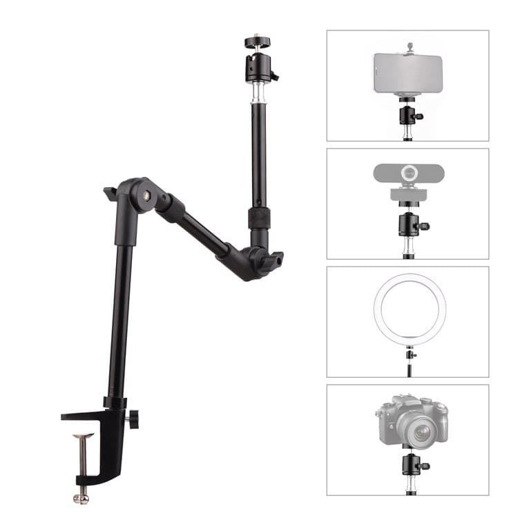 1/4 flexible desktop stand metal stand