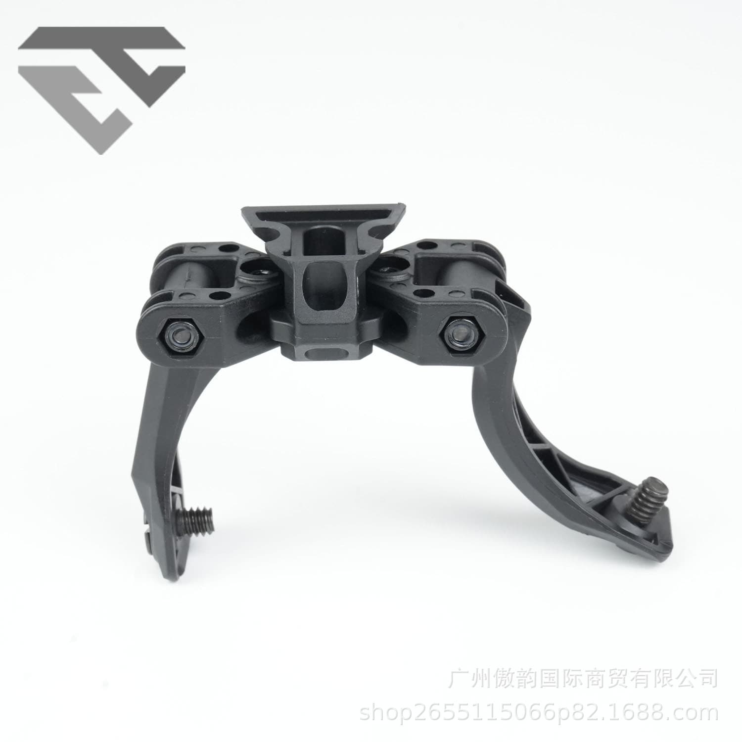 Single-arm double-arm nylon bracket PVS-14 binocular night vision device bracket single-barrel binocular model connecting bridge adjustable