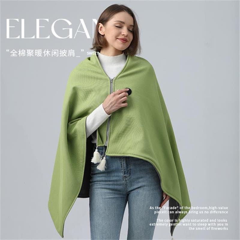 Cross-border New Electric Heating Shawl, Single/Dual Use Small Warmth, Office Nap Sofa Lap Cover