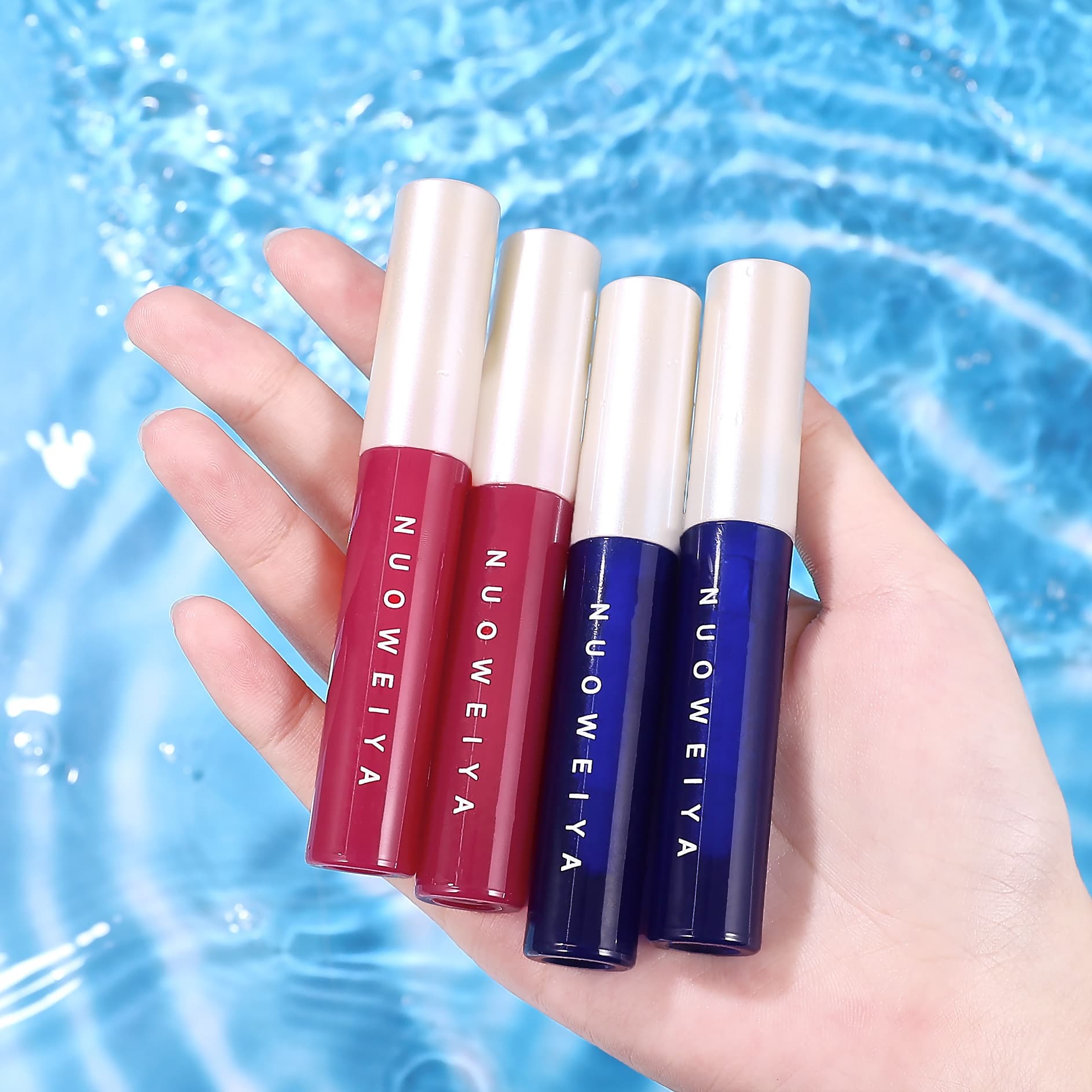 nicor Nuoweiya Lip Essence Mirror Lip Gloss Plumping Lip Glaze for Female Students Lip Gloss Lip Oil Dropshipping
