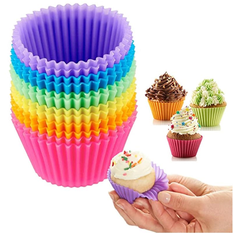 Cross-Border 7cm Silicone Muffin Cup Silicone Mold Cake Mold Silicone Cake Mold Dg18045