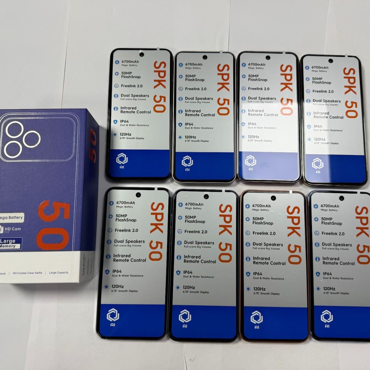SPARK 50 Cross-Border E-Commerce Best-Selling Smart Android EXPORT Phone 4G New Model Smartphone 16+1TB
