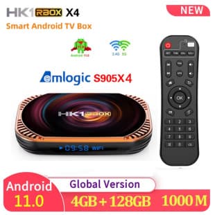 HK1RBOX X4 TV Box S905X4 128G Android 11 8K Dual-Band Network HD Media Player TVBOX