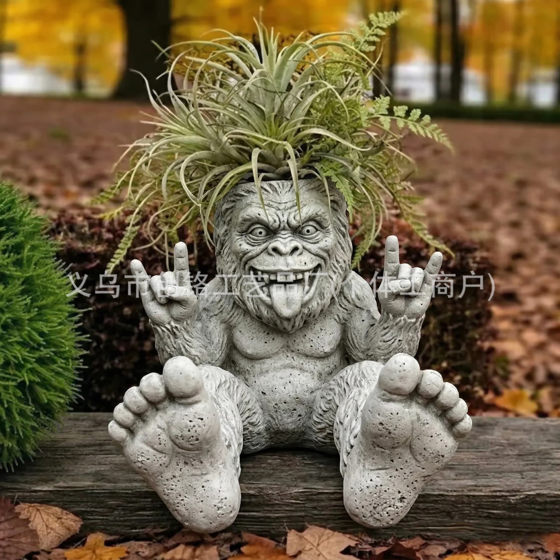 Bigfoot Rock On: Rebel Garden Planter Gift