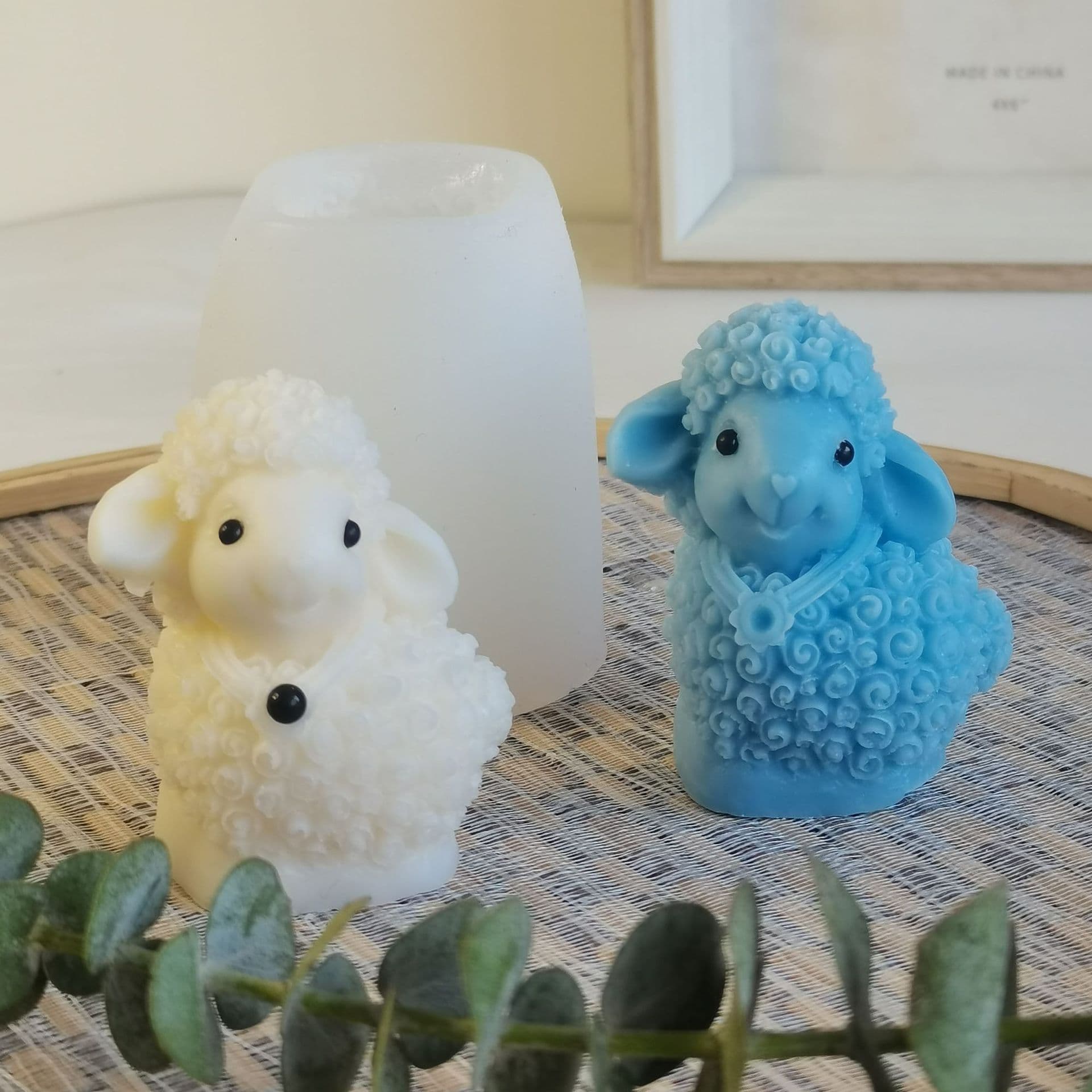 Silicone Mold 3D Lamb Shape for Cake Chocolate Mousse Fondant Mold Handmade Soap Plaster Mold