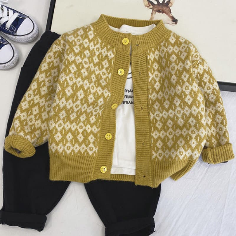 Children's sweaters, boys' sweaters, jackets, spring and autumn boys' cardigans, children's tops, baby fashionable baby spring clothes