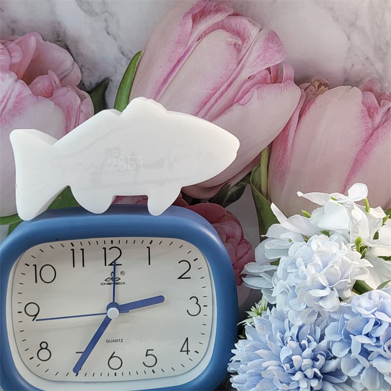 2851 Fishing Fish Shape DIY Love Aromatherapy Mold Wings Lips Car Aromatherapy Candle Silicone Mold