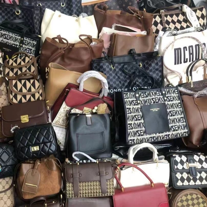 European and American foreign trade brand bags, mixed batch clearance stock, assorted cross-border women's bags, handbag shoulder bag clearance Africa