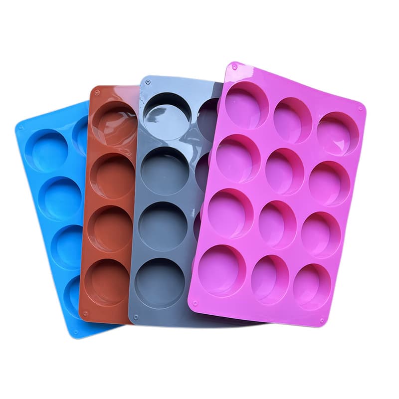 In Stock 12-Cup Cylindrical Cake Mold Round Cup Hole Cake Mold Cookie Oreo Biscuit Mold Candle Mold