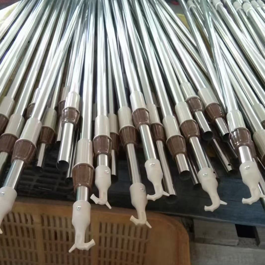 Manual honeycomb curtain skylight sunshade telescopic push-pull rod stainless steel rod head and tail accessories curtain accessories