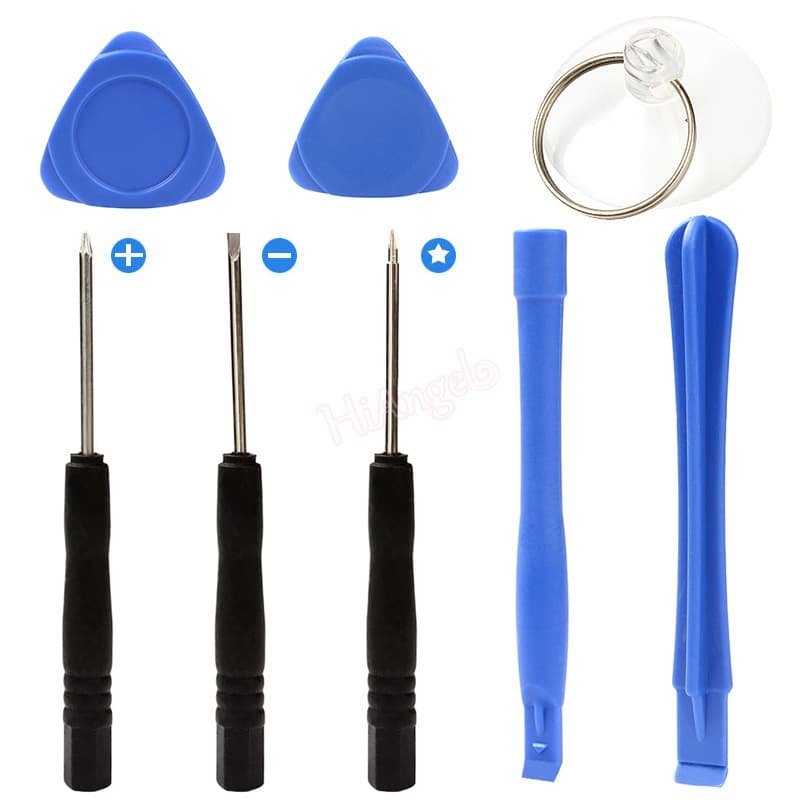 8-piece Mobile Phone Disassembly Tool Set for Huawei, Xiaomi, Samsung, and Apple, Including Pry Bars and SIM Ejector Tools