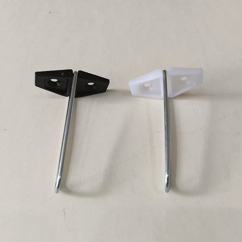 Black and White Diamond Stand Photo Frame Support, Aluminum Alloy Frame Fixed Support Corner Hardware Fittings, 3000 Pieces