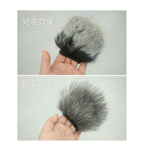 H4N H5 D50 Voice Recorder Sweater Cover with Anti-Pop-Up and Noise Reduction Furry Cover - Factory Direct Sales