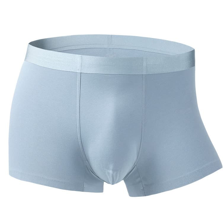 60-Pack Solid Color Men's Cotton Boxer Briefs, Big Size, Seamless, Breathable, Wholesale