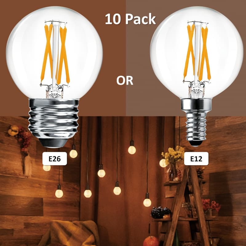 2026 New Cross-Border Drop Shipping: 10-Pack G16.5 Dimmable Bulbs and 4WE12 LED Mini Bulbs