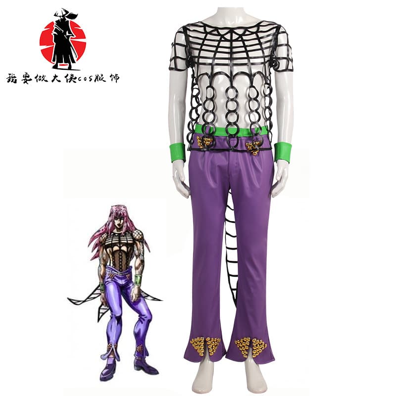 JoJo's Bizarre Adventure Part 5 Diavolo Cosplay Costume In Stock Free Shipping