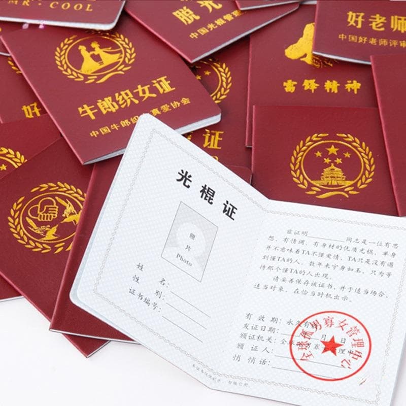 Funny certificate, interesting best friend certificate, creative good teacher certificate, couple certificate, marriage certificate, funny good husband notary certificate